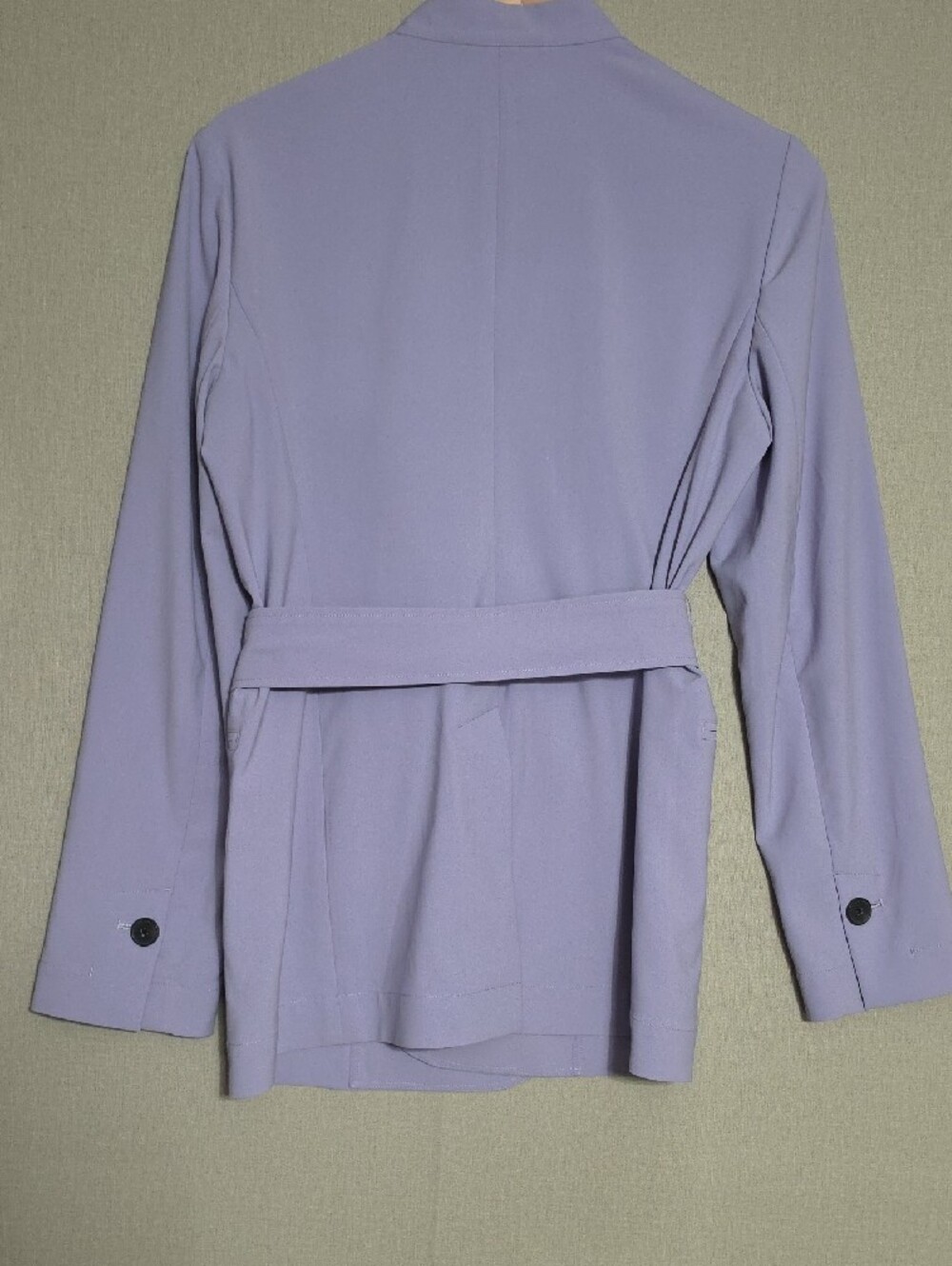MM Lafleur Lavender Wrap-Belt Blazer - Picture 3 of 3
